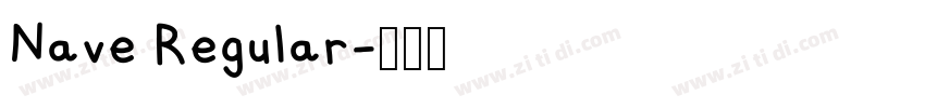 Nave Regular字体转换